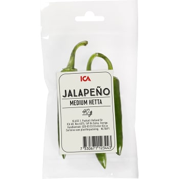 Grön jalapeño 40g Klass 1 ICA