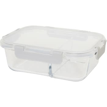 Förvaringsburk Glas 2delad ICA