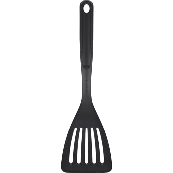 Stekspade Svart Nylon med hål 29,5cm Gastromax
