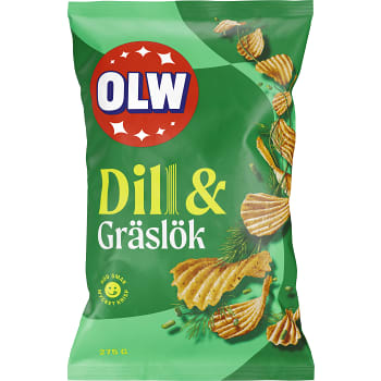 Dill & Gräslök Chips 275g OLW