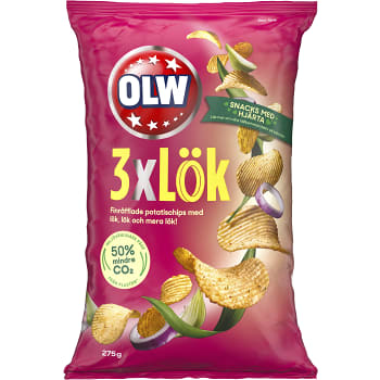 3xLök Chips 275g OLW