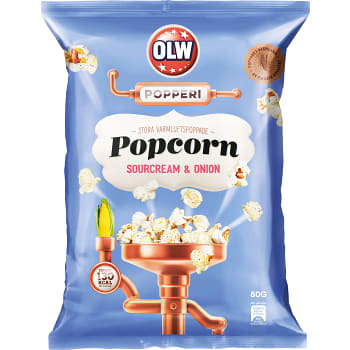 Popcorn Sourcream & onion 80g OLW