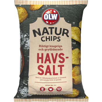 Naturchips Havssalt 150g OLW