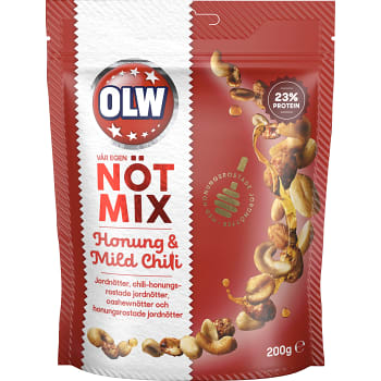 Nötmix Honung & Mild Chili 200g OLW