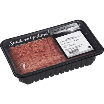 Blandfärs 50/50 Fetthalt < 18% 500g Smak av Gotland