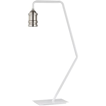 Bordslampa Stål Vit/silver Havsö