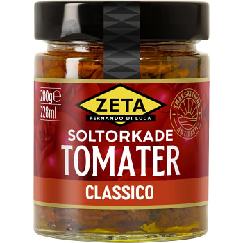 Soltorkade tomater 200g Zeta