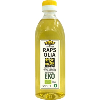 Rapsolja Ekologisk 500ml Zeta
