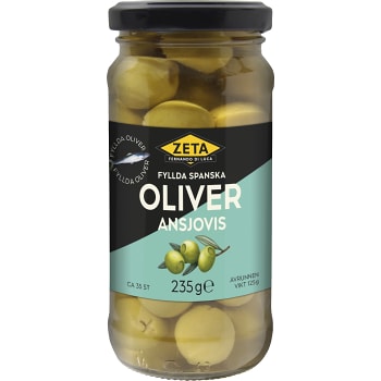 Oliver ansjovis fyllda 125g Zeta