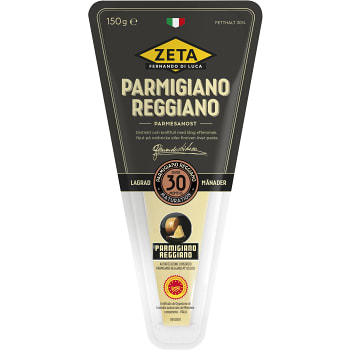 Parmesan Parmigiano reggiano 30mån 150g Zeta