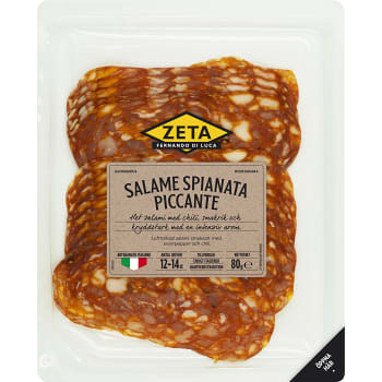 Salame Spianata Calabra 80g Zeta