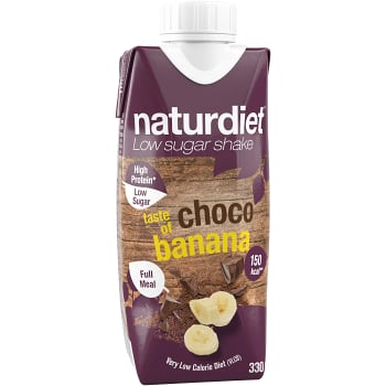 Shake Choklad & banan Viktkontroll 330ml Naturdiet