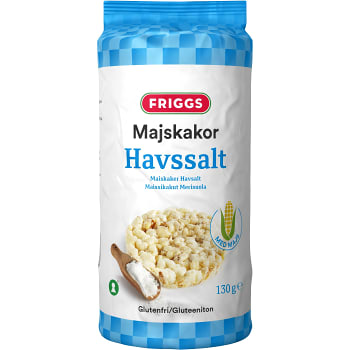 Majskakor Havssalt Glutenfri 130g Friggs