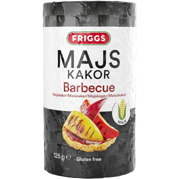 Majskakor Barbecue 125g Friggs