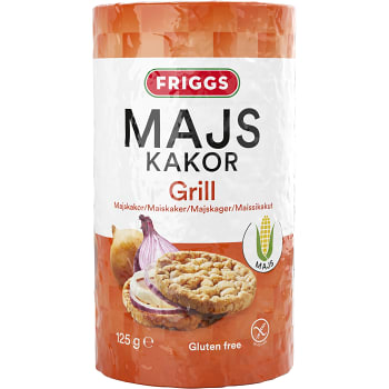 Majskakor Grill Glutenfri 125g Friggs