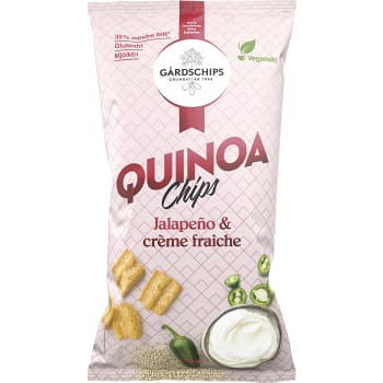 Quinoa Snacks Jalapeno & creme fraiche 70g Gårdschips