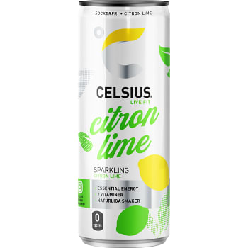 Energidryck Citron lime 35,5cl Celsius