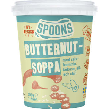 Butternutsoppa 500g Spoons