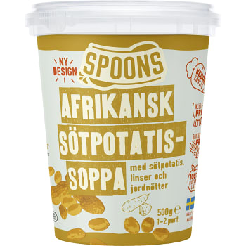 Afrikansk sötpotatissoppa Glutenfri Laktosfri 500g Spoons