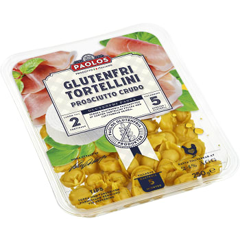 Tortellini Prusciutto crudo Glutenfri 250g Paolos