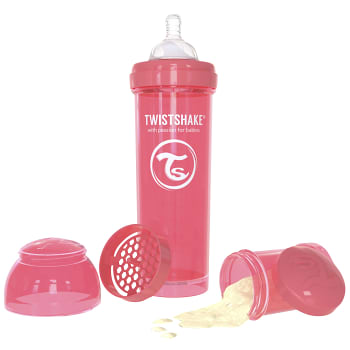 Nappflaska Anti-Colic Korall 330ml Twistshake