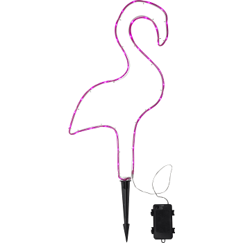 Batterisiluett Flamingo 63x32cm Star Trading