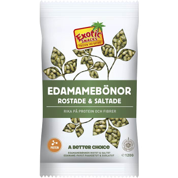Edamamebönor Rostade & saltade 120g Exotic Snacks