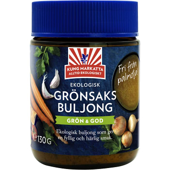 Grönsaksbuljong Pulver Ekologisk 130g Kung Markatta