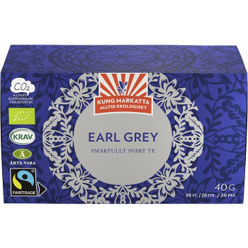 Earl grey te 20-p KRAV Kung Markatta