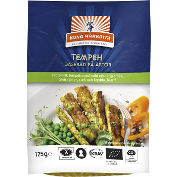 Tempeh Ärta 125g KRAVKung markatta