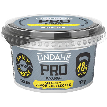Proteinkvarg PRO + Lemon cheesecake 150g Lindahls