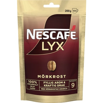 Lyx Mörkrost Snabbkaffe Refill 200g Nescafé