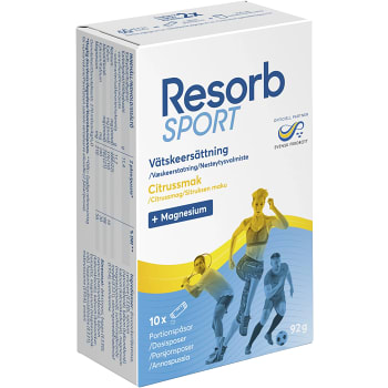 Resorb Sport Citrus 9,2g 10-p Nestle