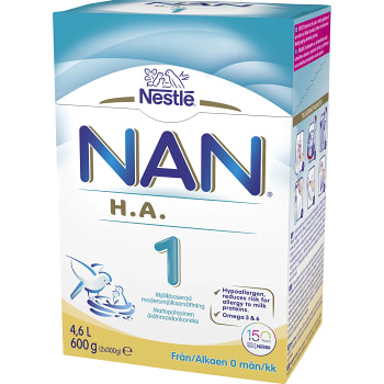 Nan 1 HA Från födseln 600g Nestle