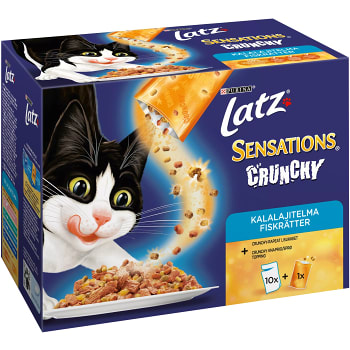 Kattmat Våt Sensations Crunchy 104g 10-p Latz