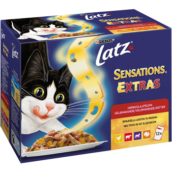 Kattmat Sensations Extras 100g 12-p Latz
