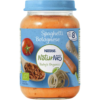 Spaghetti Bolognese 8m Ekologisk 190g Nestle