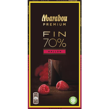 Chokladkaka Premium Raspberry Dark 100g Marabou
