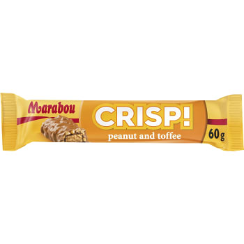 Mjölkchoklad Chrisp Peanut & toffee 60g Marabou