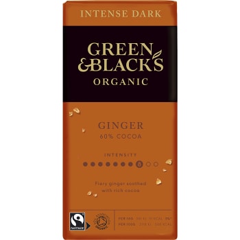 Chokladkaka Ginger 60% 90g Green & Black´s