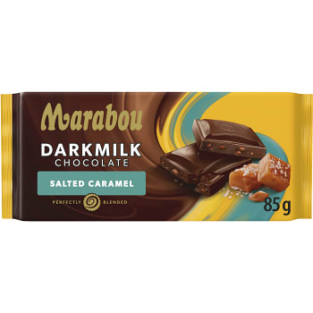 Chokladkaka Dark Milk Salted Caramel 85g Marabou