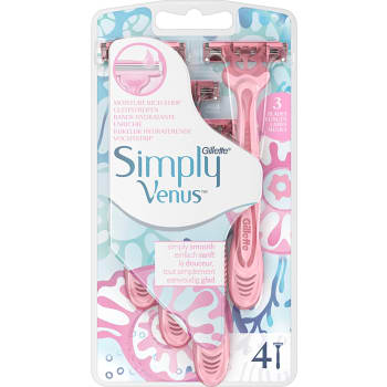 Engångshyvlar Simply3 4-p Venus