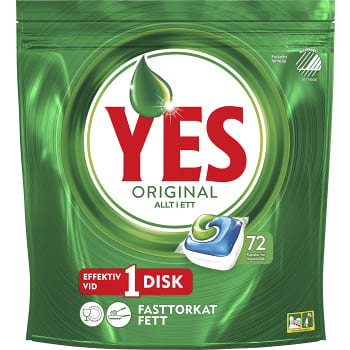 Maskindisktablett Green 72-p Miljömärkt Yes