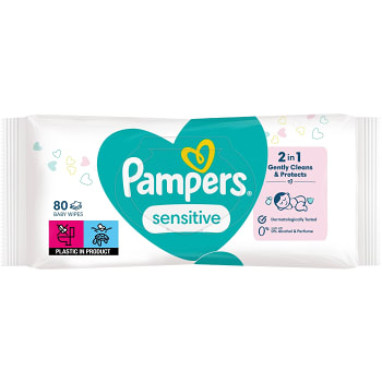Våtservetter Sensitive 80-p Pampers