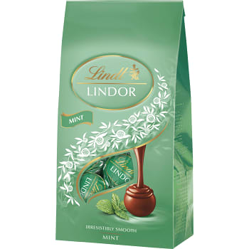 Chokladpåse Lindor Mint 137g Lindt