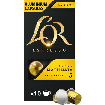 Kaffekapslar Lungo 5 Mattinata 10-p L'Or