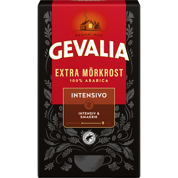 Bryggkaffe, Intensivo, Extra mörkrost, 425g, Gevalia