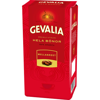 Kaffe Hela bönor Mellanrost 500g Gevalia