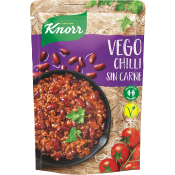 Färdigmat Chili sin carne Vegetarisk 390g Knorr