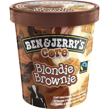 Glass Core Blondie brownie 0,5l Fairtrade Ben & Jerry's
